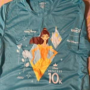 RunDisney 2023 Princess 10k Finisher Shirt with Belle